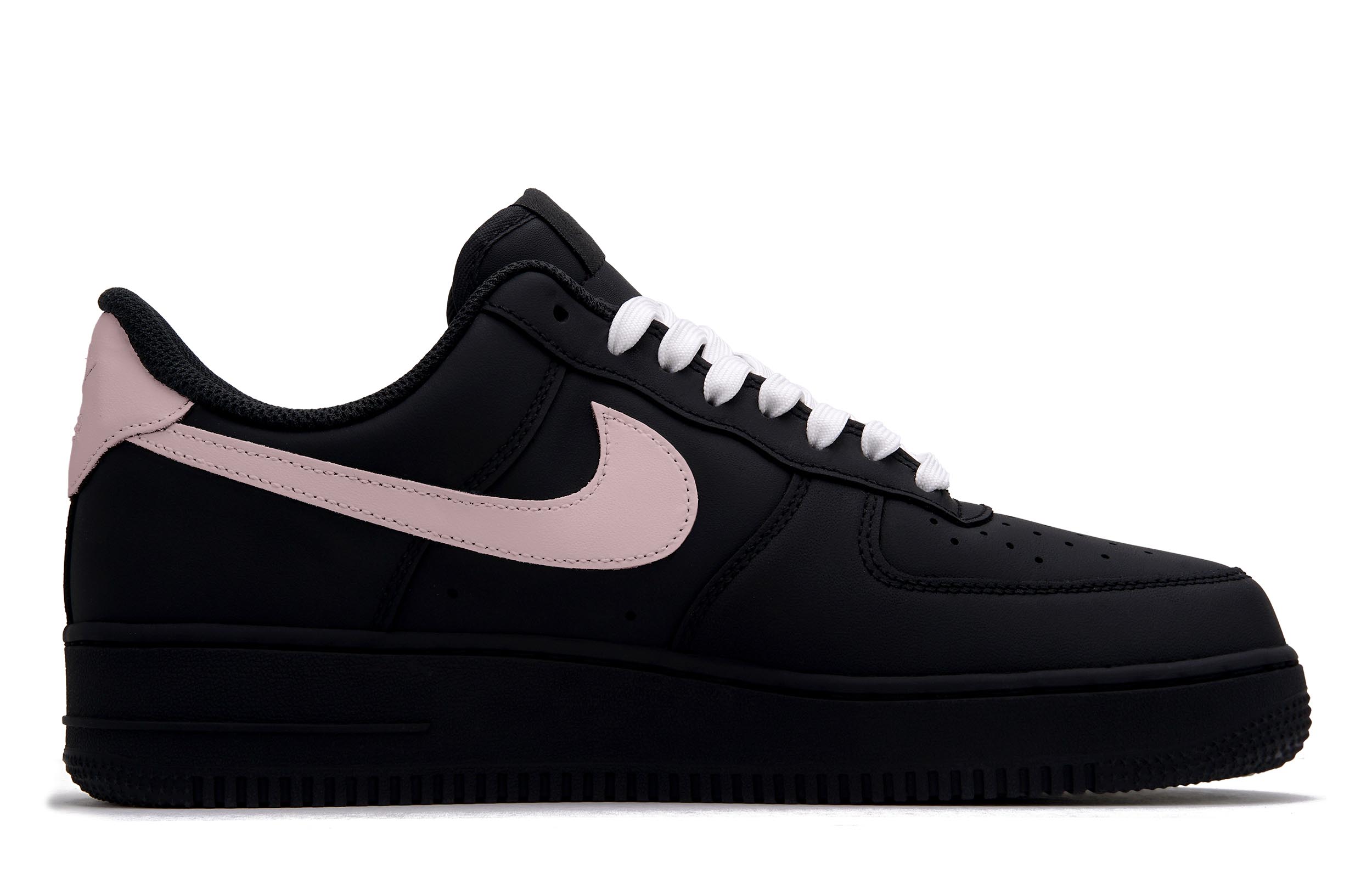 Nike Кроссовки для скейтбординга Air Force 1 Strawberry Oreo Low top Unisex Black — фото 3