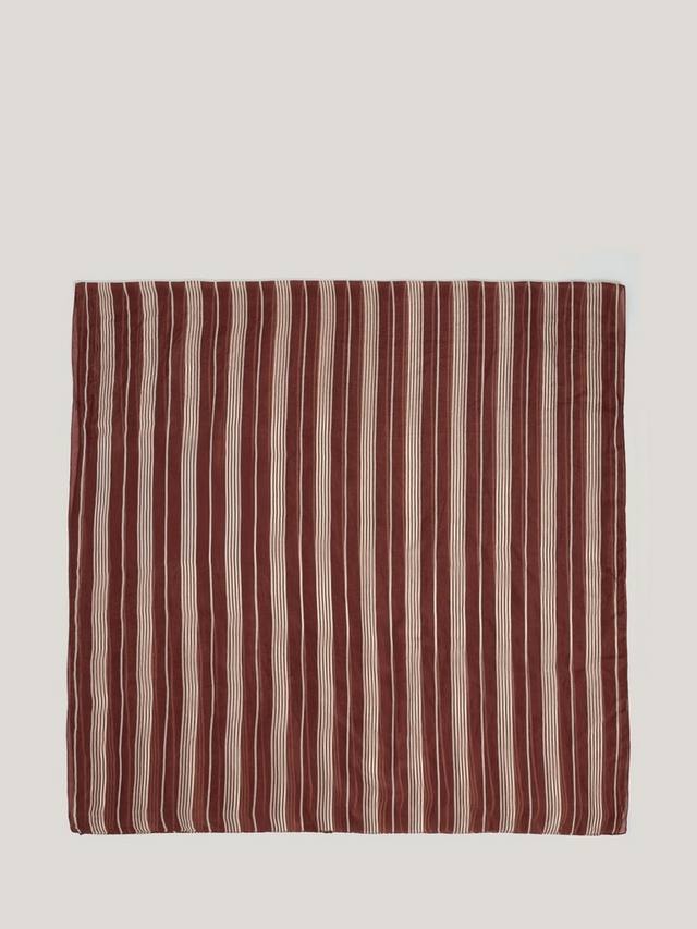 

Шелковый шарф Cassis Stripe Jigsaw, Brown
