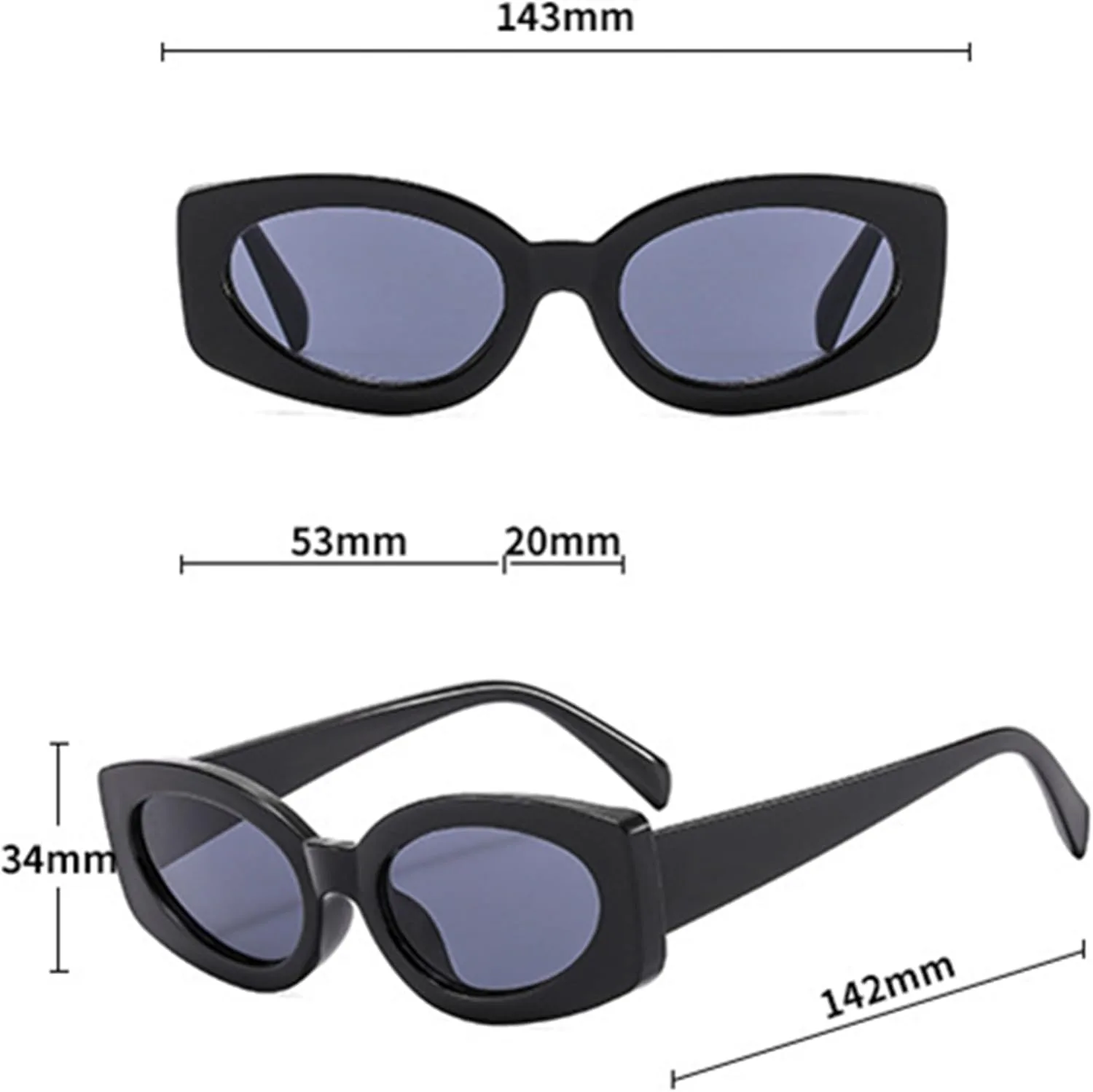 

Солнцезащитные очки Bullabulling «Кошачий глаз» для женщин, 2025 год, дизайнерские очки, винтажные, квадратные, панк, зеленые, для мужчин и женщин, UV400, C5