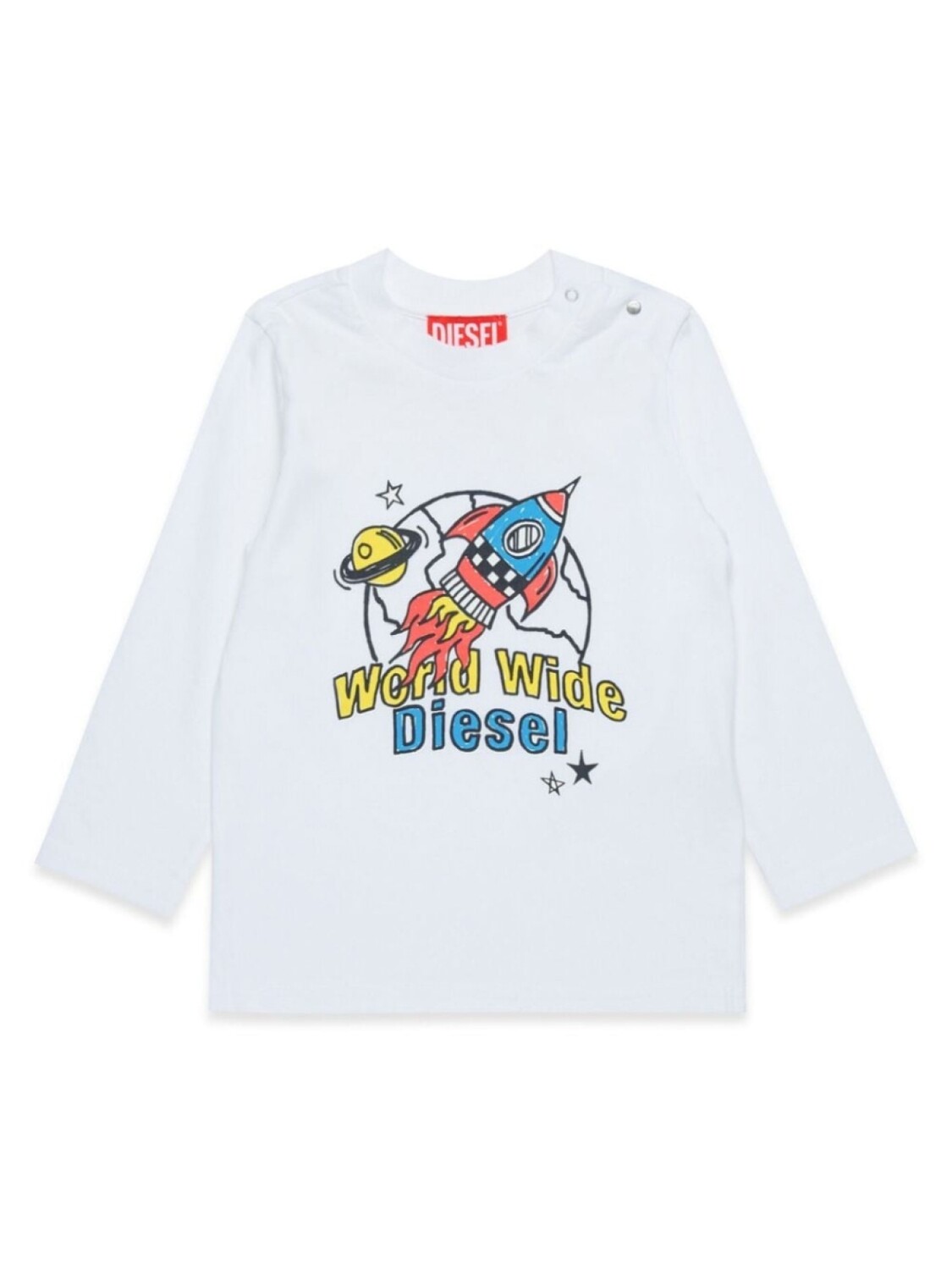 

Футболка Diesel Kids Space Mission, белый