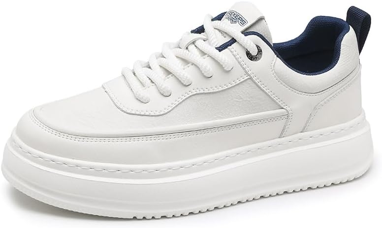 

Мужские повседневные туфли, кроссовки из кожи, скейтбордические кроссовки, модные кроссовки для мужчин Trcloltc, бежевый