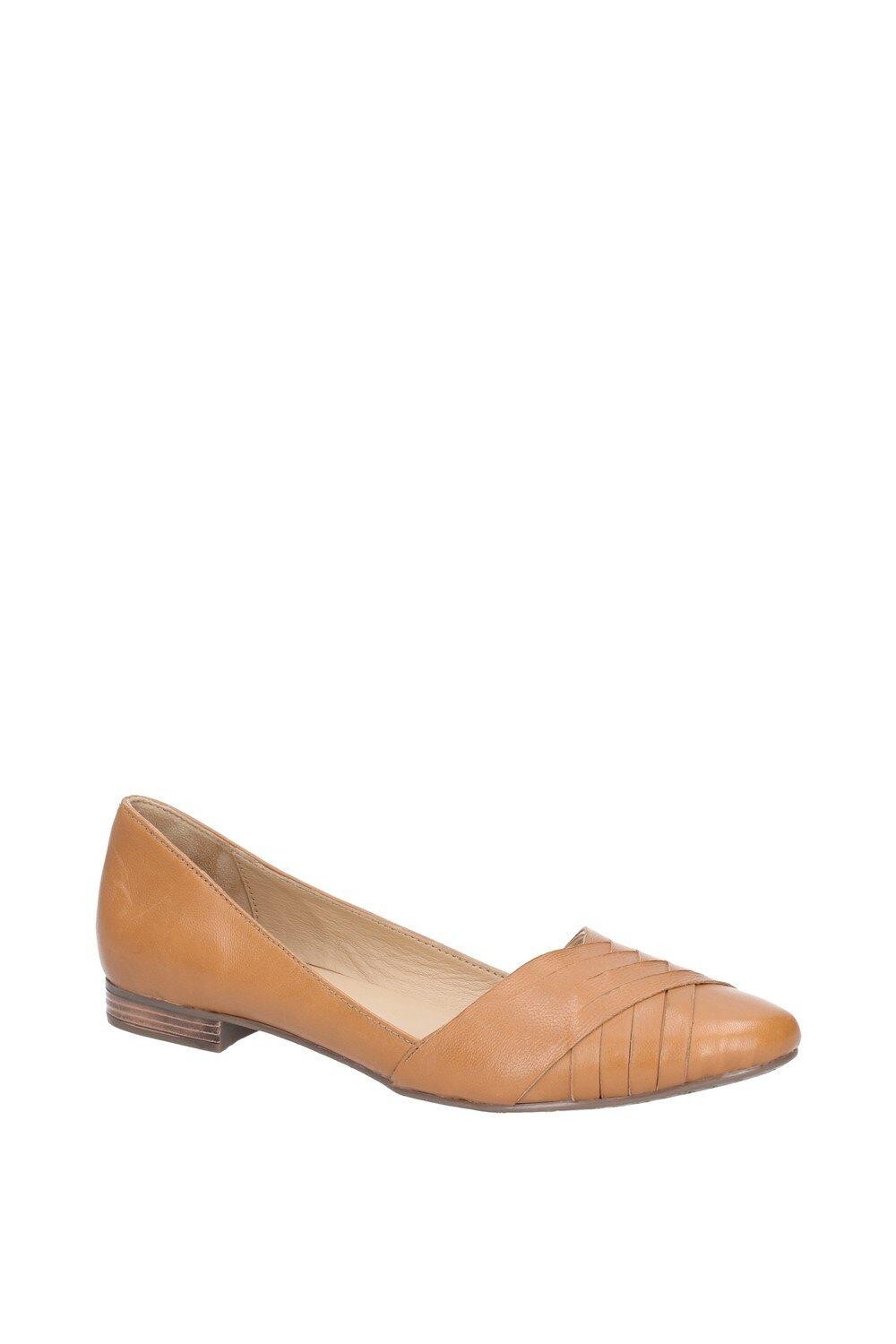 Кожаные балетки Marley Ballerina Hush Puppies, бежевый