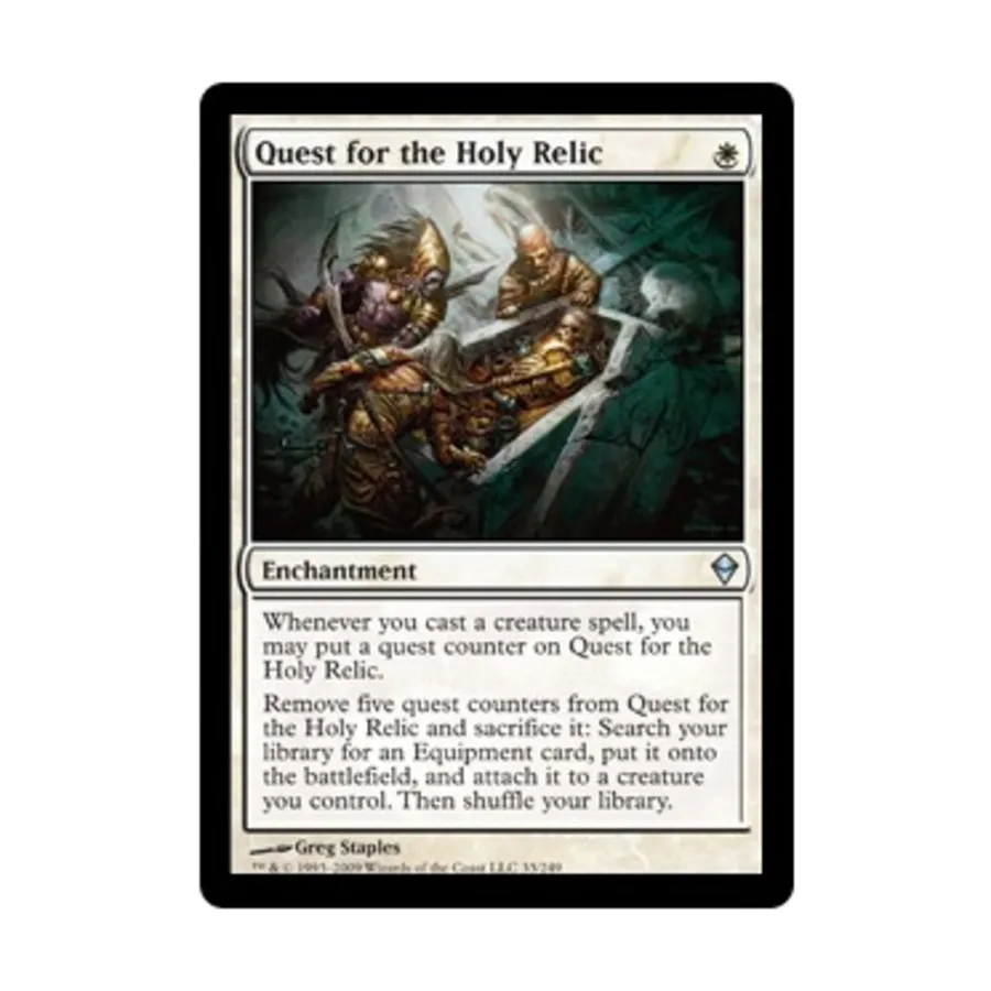 

CCG Поиски Святой Реликвии (U), MTG - Zendikar