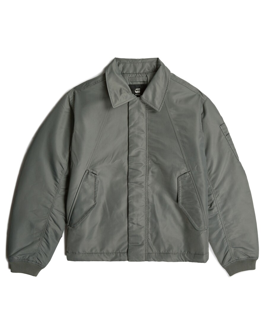 

Межсезонная куртка G-STAR Padded Bomber, серый