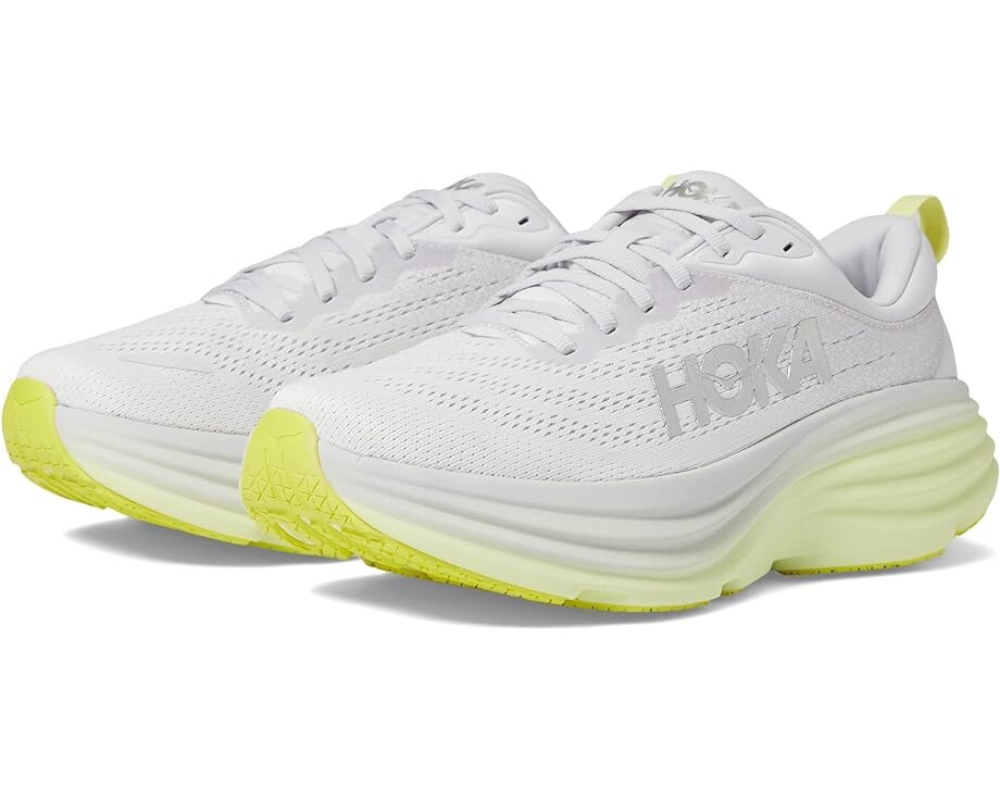

Кроссовки Hoka Bondi 8, цвет Nimbus Cloud/Luminary Green