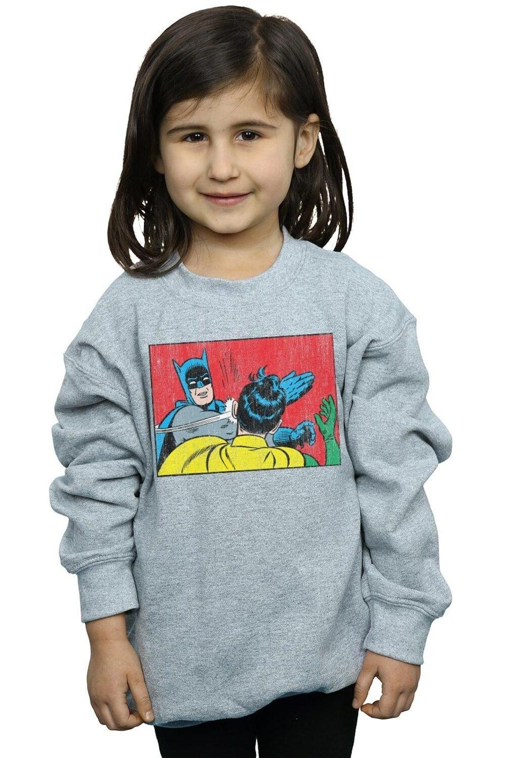 

Толстовка Batman Robin Slap DC Comics, серый