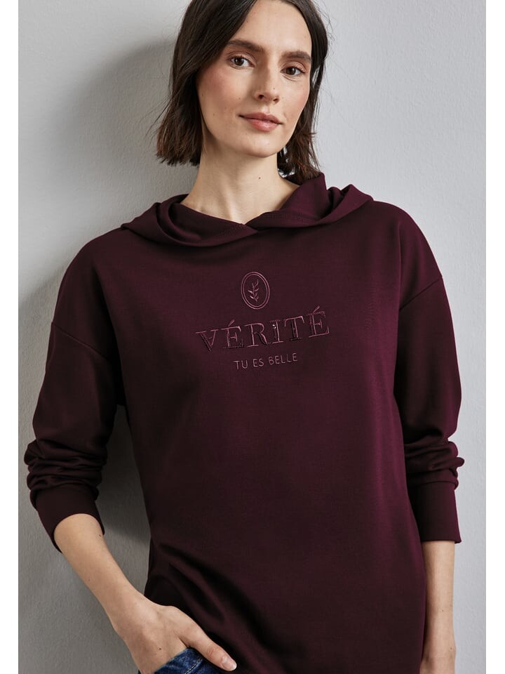 

Толстовка Street One Hoodie, бордо