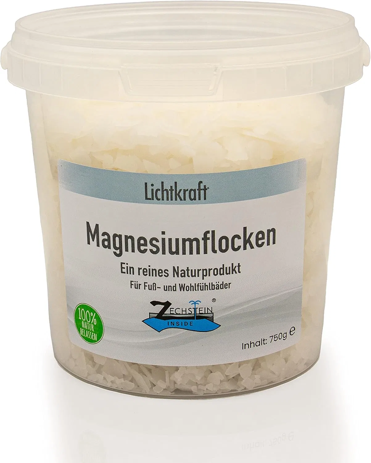 Хлопья магния Zechstein для ванн, 750 г Lichtkraft
