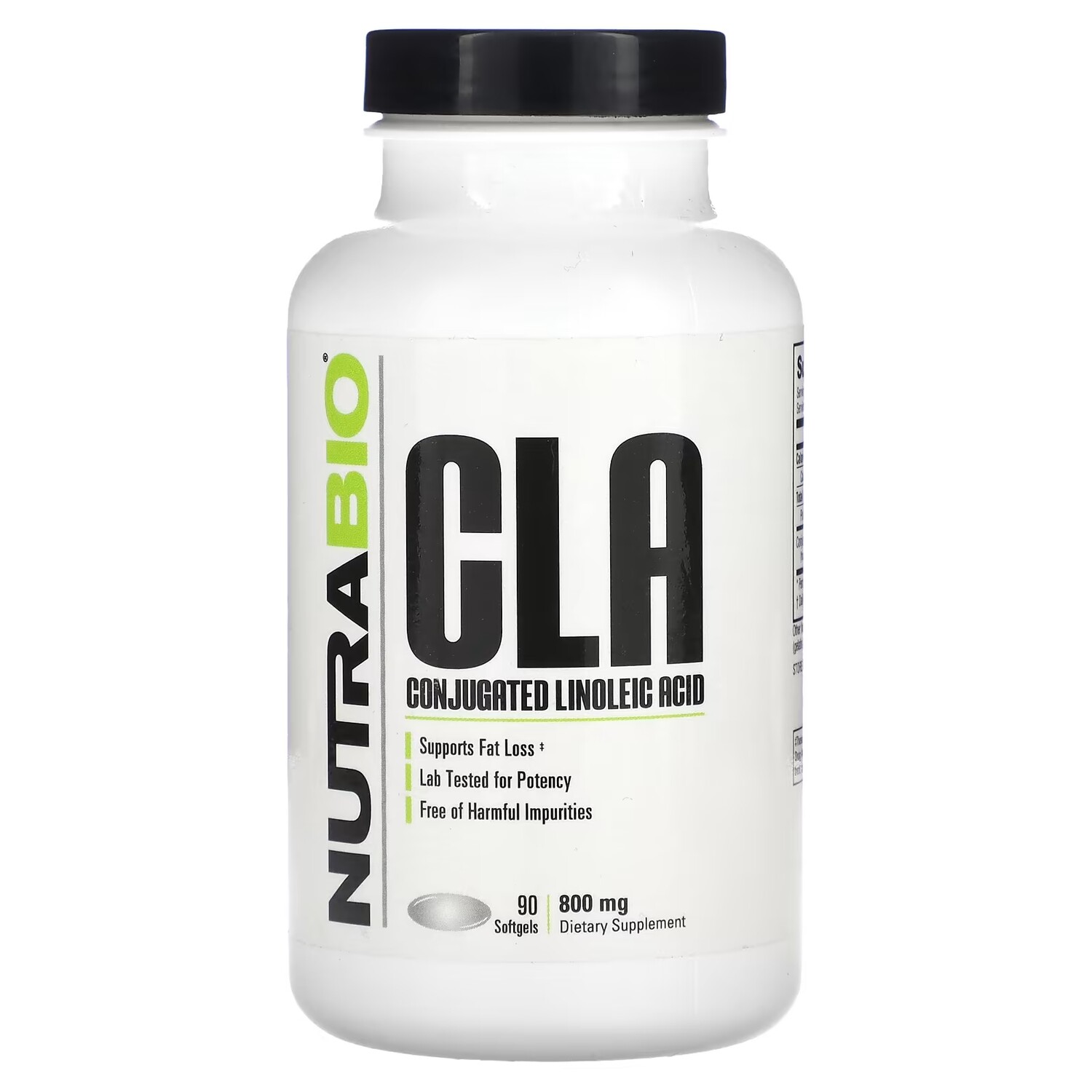 

Добавка Nutrabio Labs CLA, 90 мягких таблеток