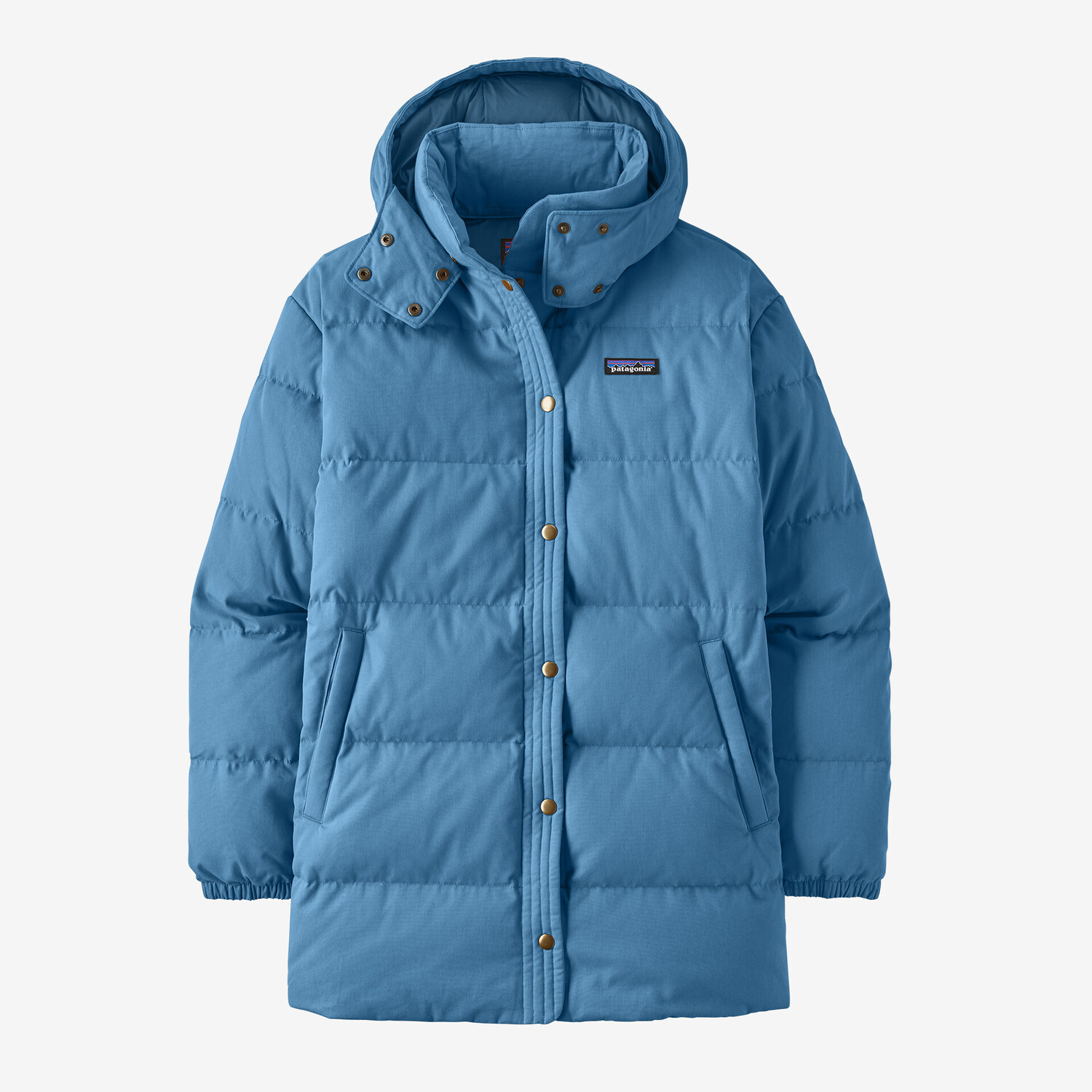 

Женская парка на хлопковом пуху Patagonia, цвет Blue Bird