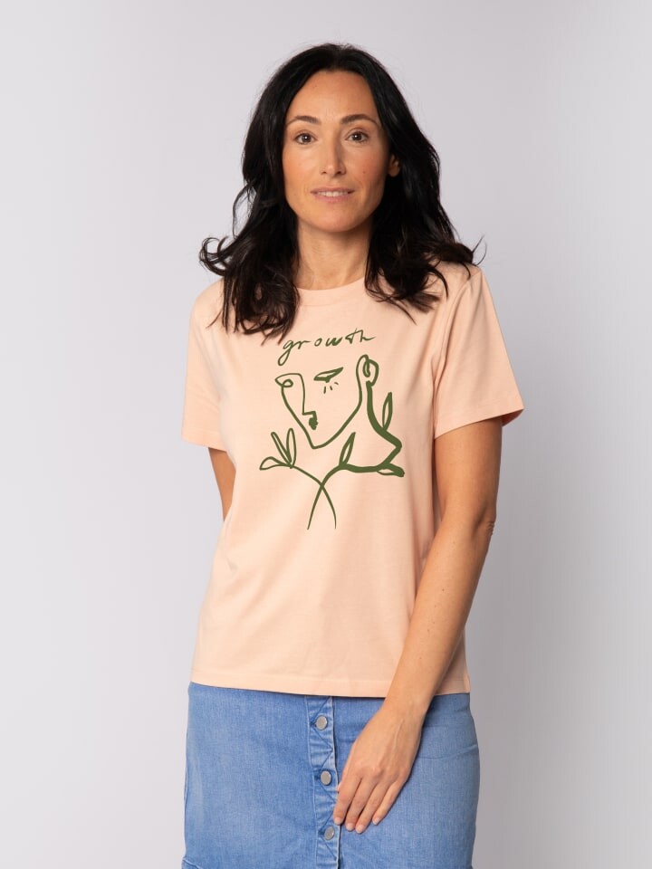 

Футболка wat Apparel T-Shirt Growth, цвет Fraiche Peche