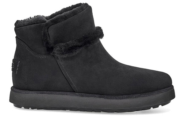 Ботинки зимние UGG Classic Mini Spill Seam, черный — фото 3