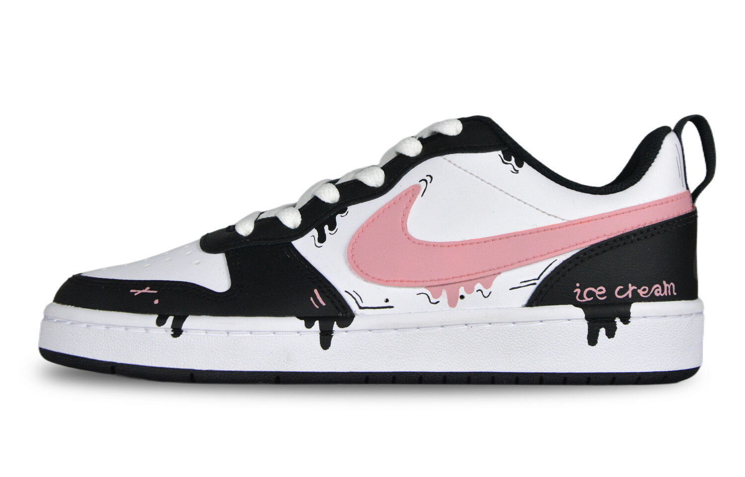 

Кроссовки Nike Court Borough Skateboard Shoes Women's Low-Top Pink, Розовый, Кроссовки Nike Court Borough Skateboard Shoes Women's Low-Top Pink