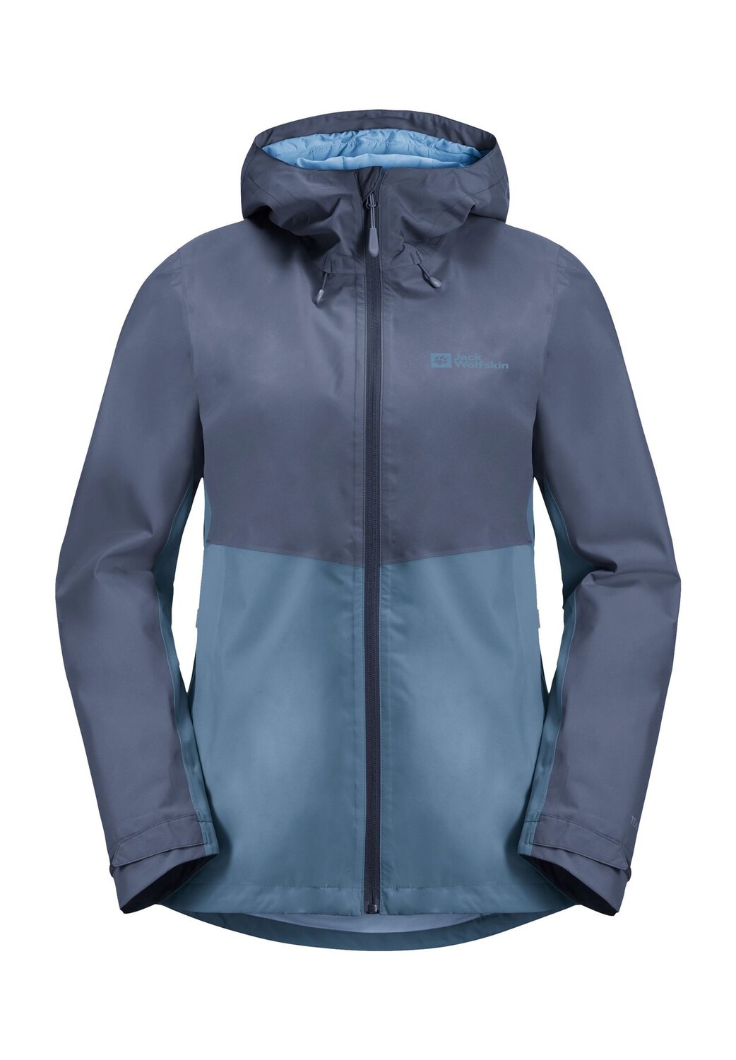 

Функциональная куртка Core Weiltal 2L, водонепроницаемая, дышащая, женская Jack Wolfskin, цвет Evening Sky