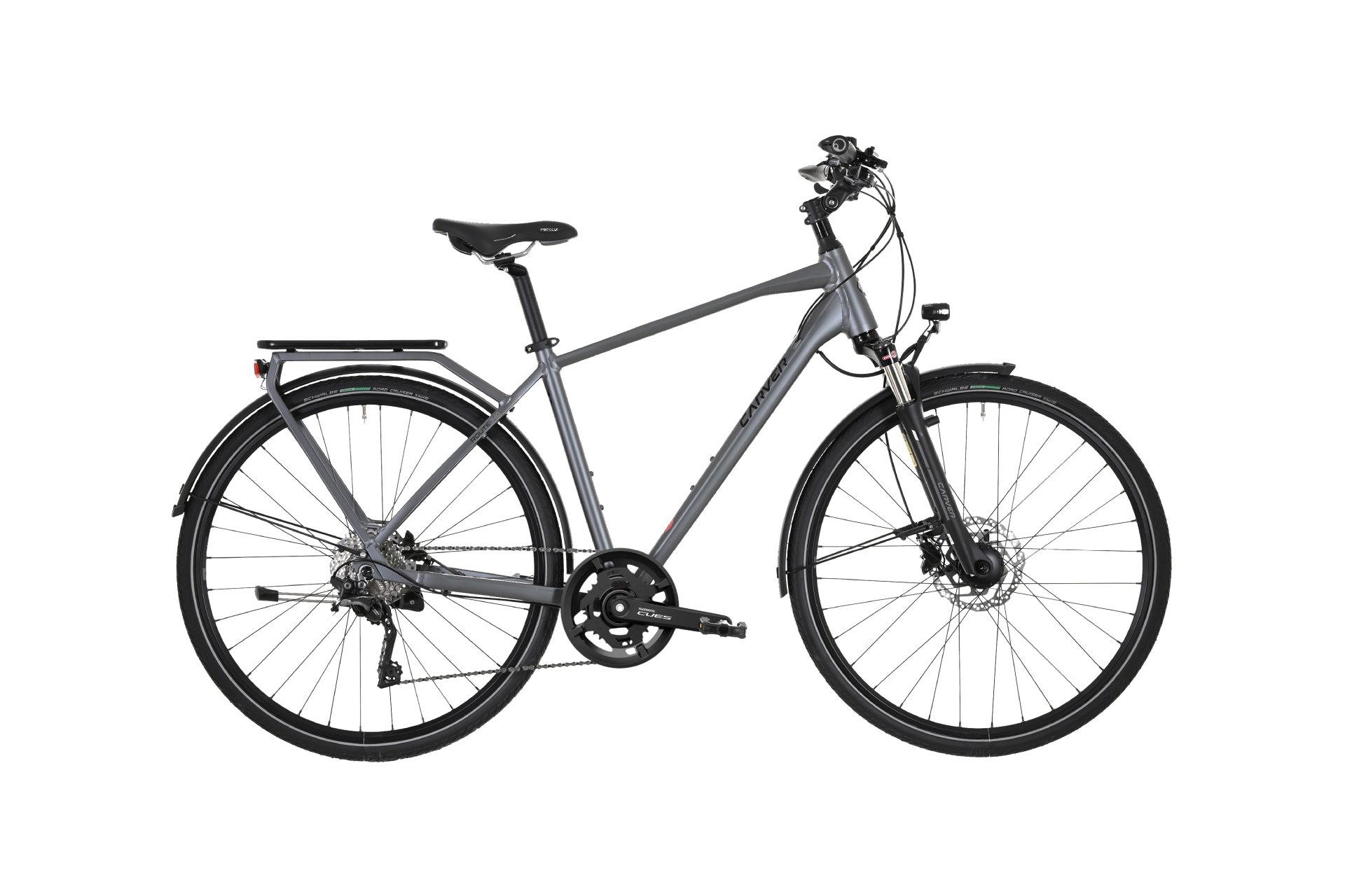 

Трекинговый велосипед Carver Route 140 20s - 28 дюймов - diamant - 2026, grau | anthracite black reflective