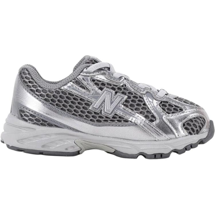 New Balance Туфли низкие NB 740 Slip Resistant, Abrasion Resistant, Breathable для малышей Silver Gray — фото 3