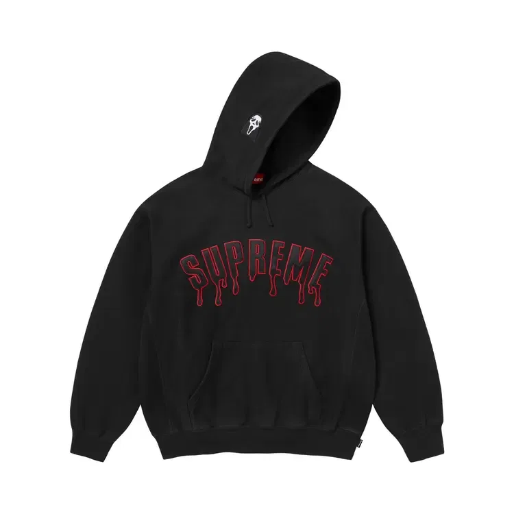 Толстовка с капюшоном Supreme Ghostface Arc, черный