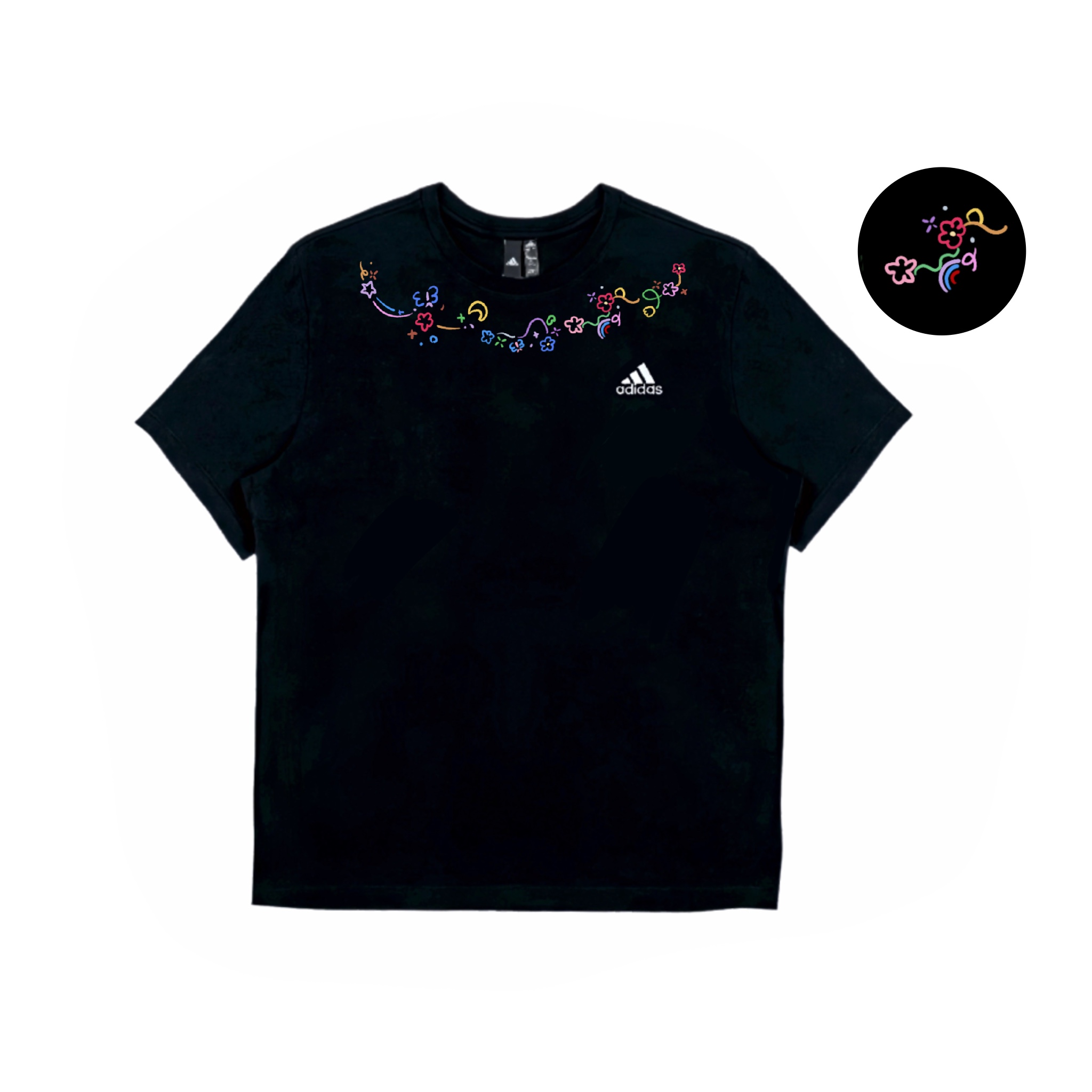 

Adidas Футболка унисекс черная, Черный, Adidas Футболка унисекс черная