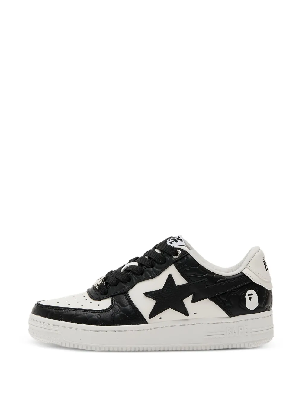 Кеды Bape Sta 4L с камуфляжным принтом A BATHING APE, черный — фото 3