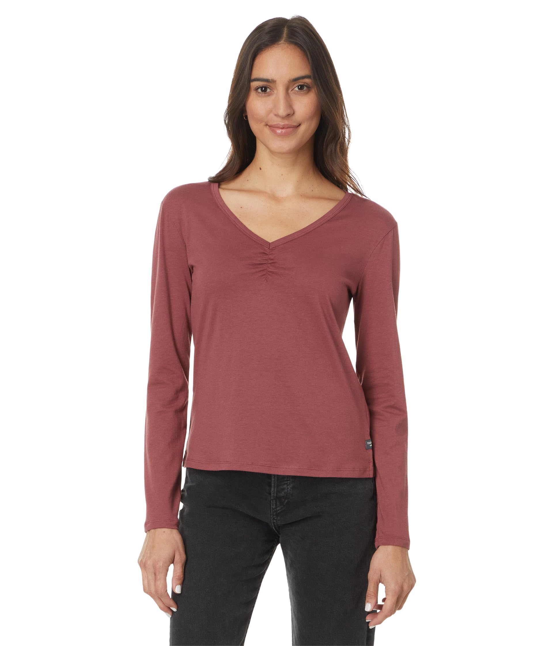 

Футболка Toad&Co Rose Long, цвет Wild Ginger
