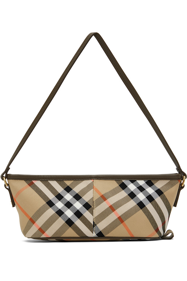 

Чек мини-сумка Burberry, цвет sand