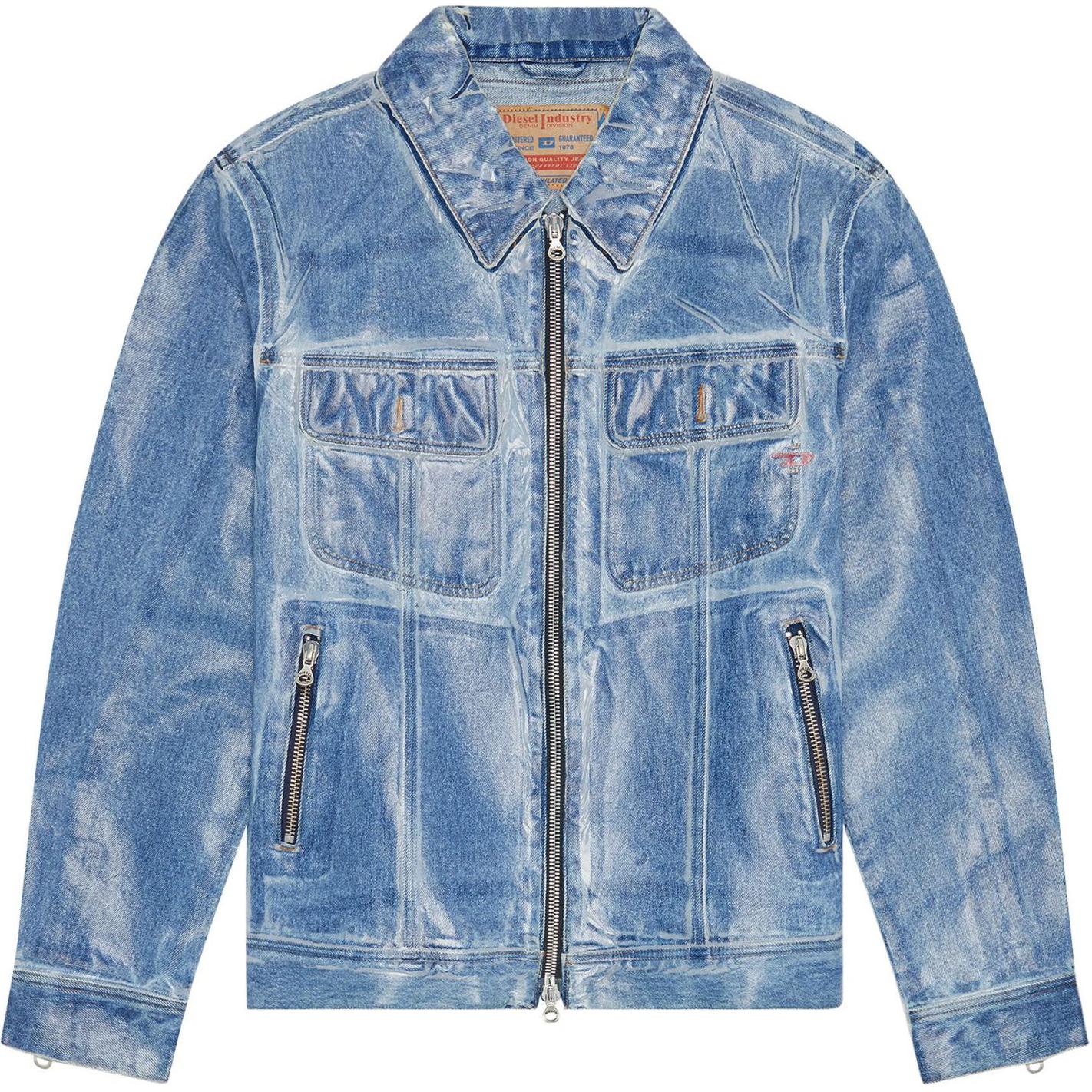 

Куртка мужская синяя DIESEL, Синий, Куртка мужская синяя DIESEL