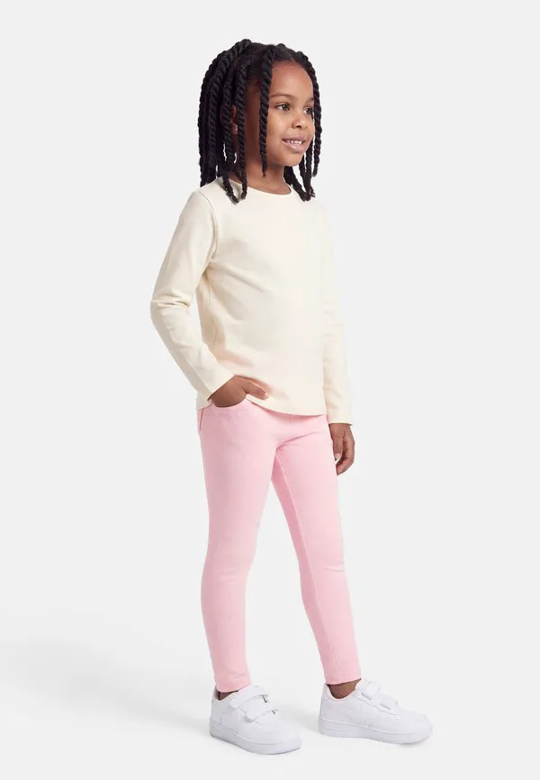 Леггинсы с полосатым поясом, брюки-леггинсы Tommy Hilfiger, Precious Pink