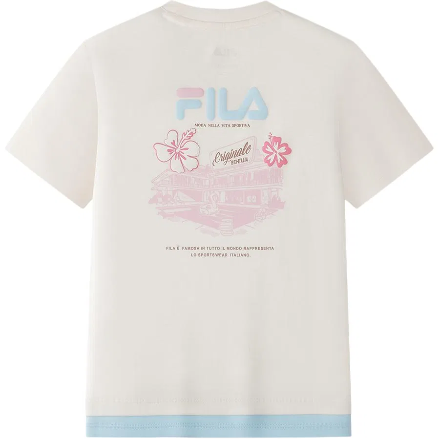 Футболка быстросохнущая FILA KIDS White — фото 3