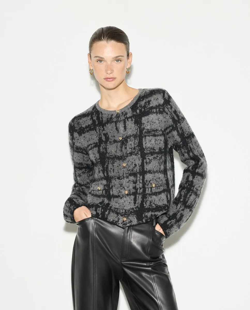 

Женская акриловая куртка с принтом Woman El Corte Inglés, черный