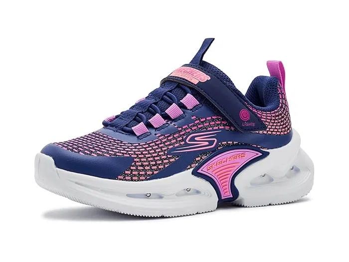 Кроссовки с подсветкой Kinetic-Lights 303728L SKECHERS KIDS, Navy/Multi — фото 4