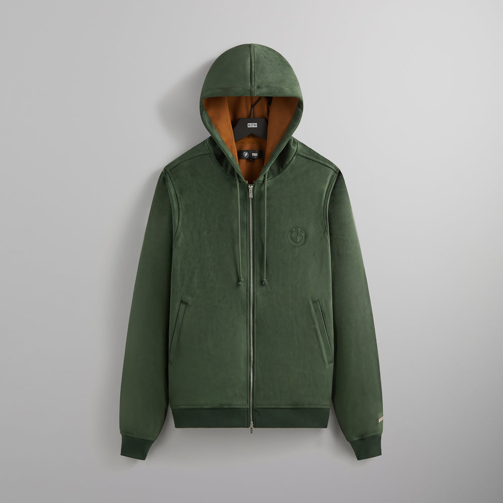 

Худи Kith for BMW Microsuede Williams V Full Zip Hoodie, цвет Vitality