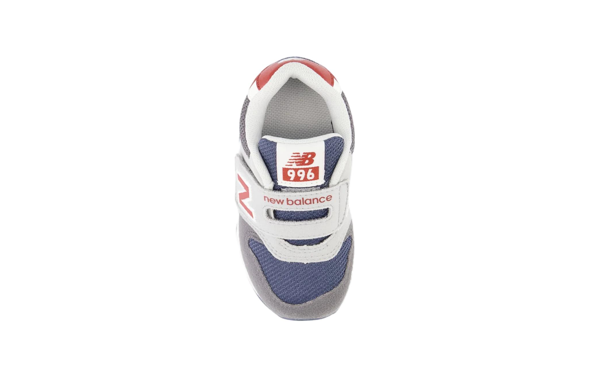 New Balance Удобные низкие детские туфли серого цвета для младенцев и малышей — фото 4