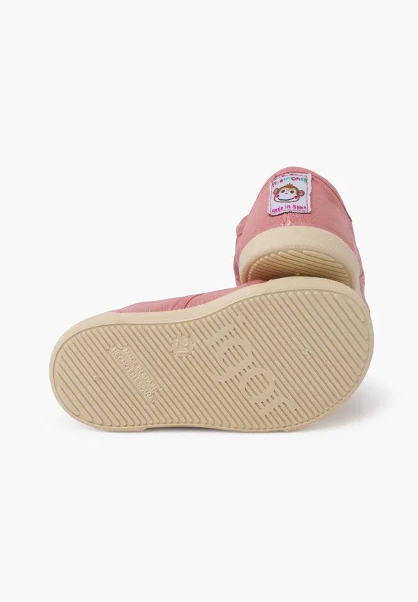Пинетки Pisamonas Puntera barefoot cierre adherente baby shoes, розовый старый — фото 4