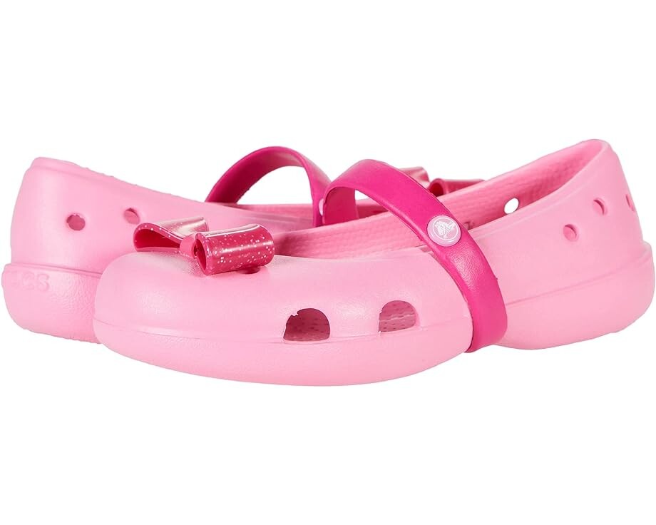 

Балетки Crocs Keeley Embellished Flat, цвет Pink Lemonade