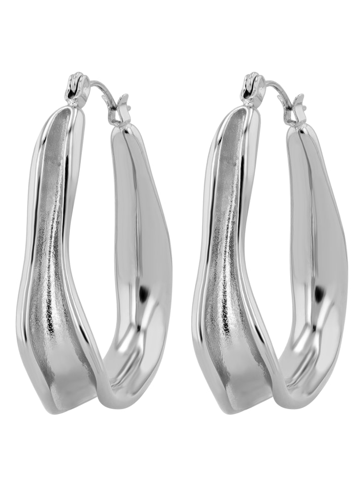 

Adeliás Женские серьги из нержавеющей стали серебристого цвета