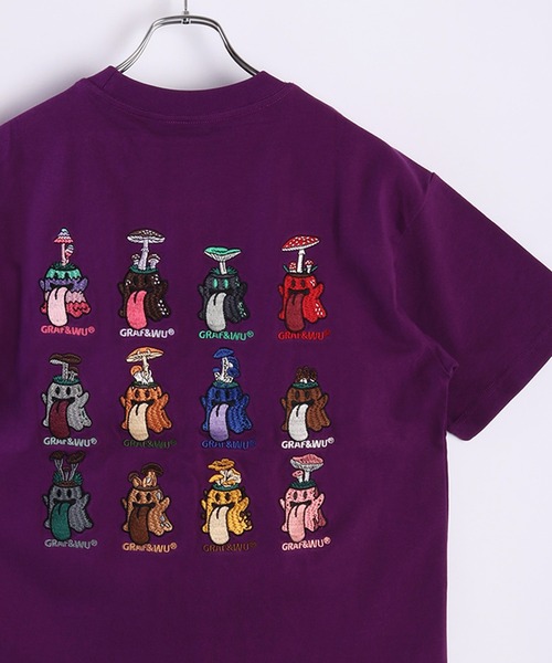 

Футболка с коротким рукавом, принт GRAF&WU 12BOOGHOST, фиолетовый