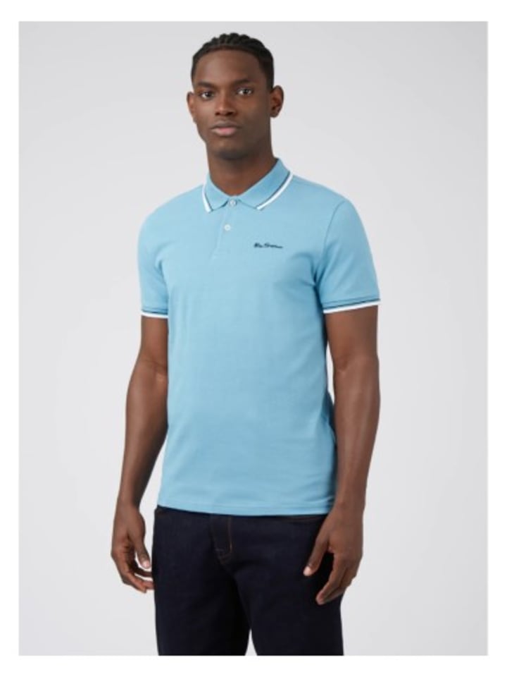 

Футболка поло Ben Sherman, синий