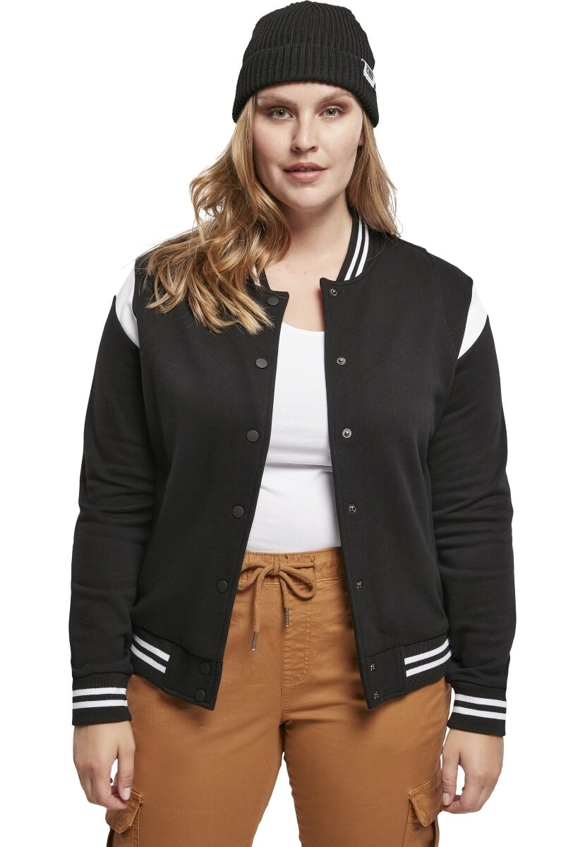 

Толстовка на молнии Urban Classics, цвет black/white