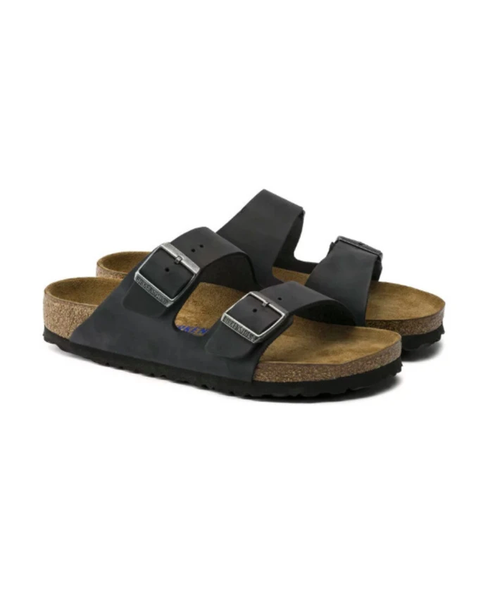 Сандалии Аризона с мягкой стелькой birko flor Birkenstock, черный — фото 2
