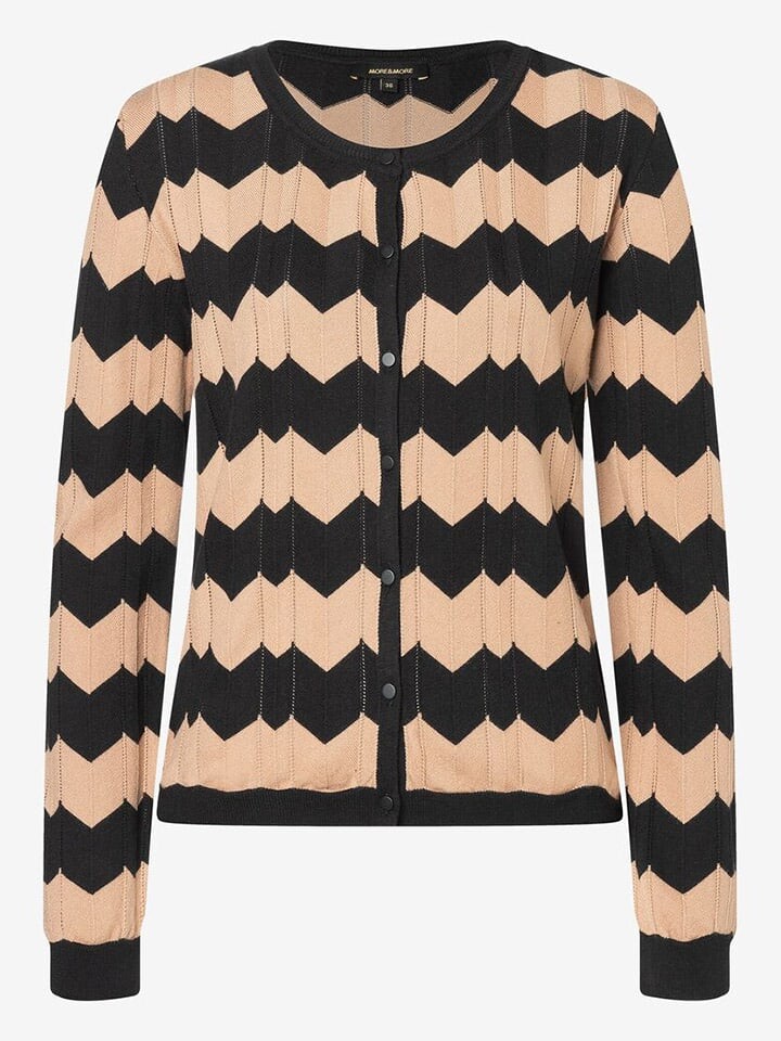 

Кардиган More & More Cardigan, цвет Schwarz/Hellbraun