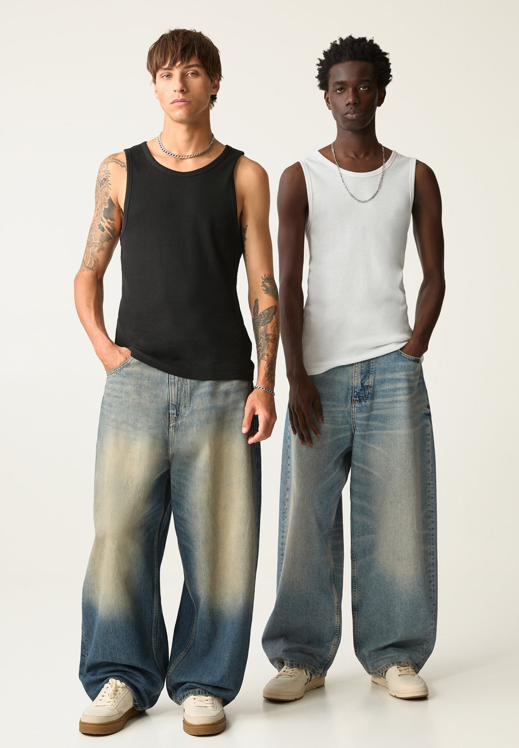 

Топ STRAPPY PACK OF 2 PULL&BEAR, черный