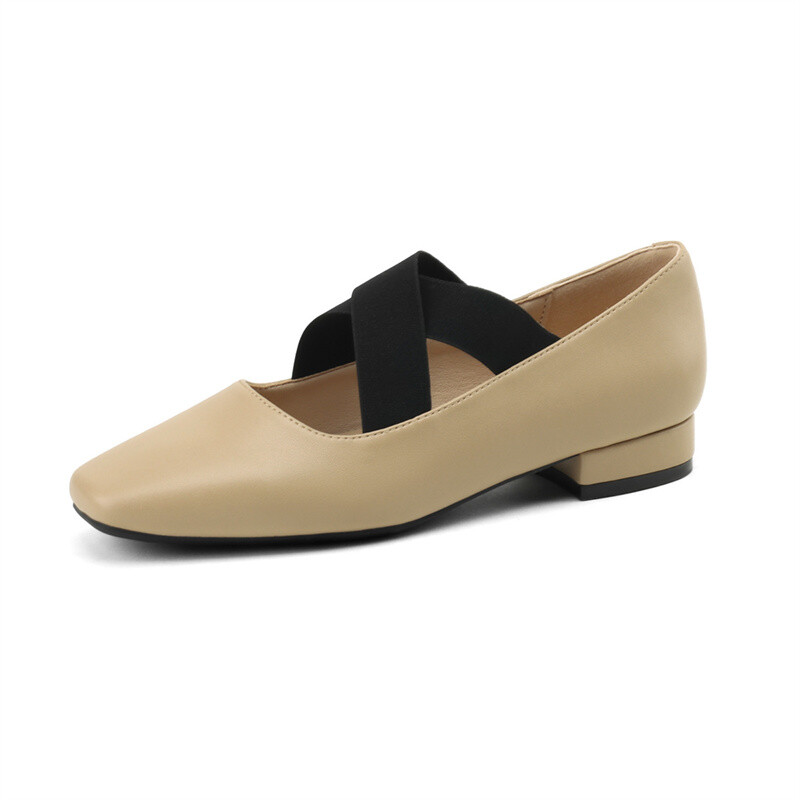 Туфли женские повседневные Women's Casual Shoes Women's Low-Top Josiny, цвет Apricot — фото 2