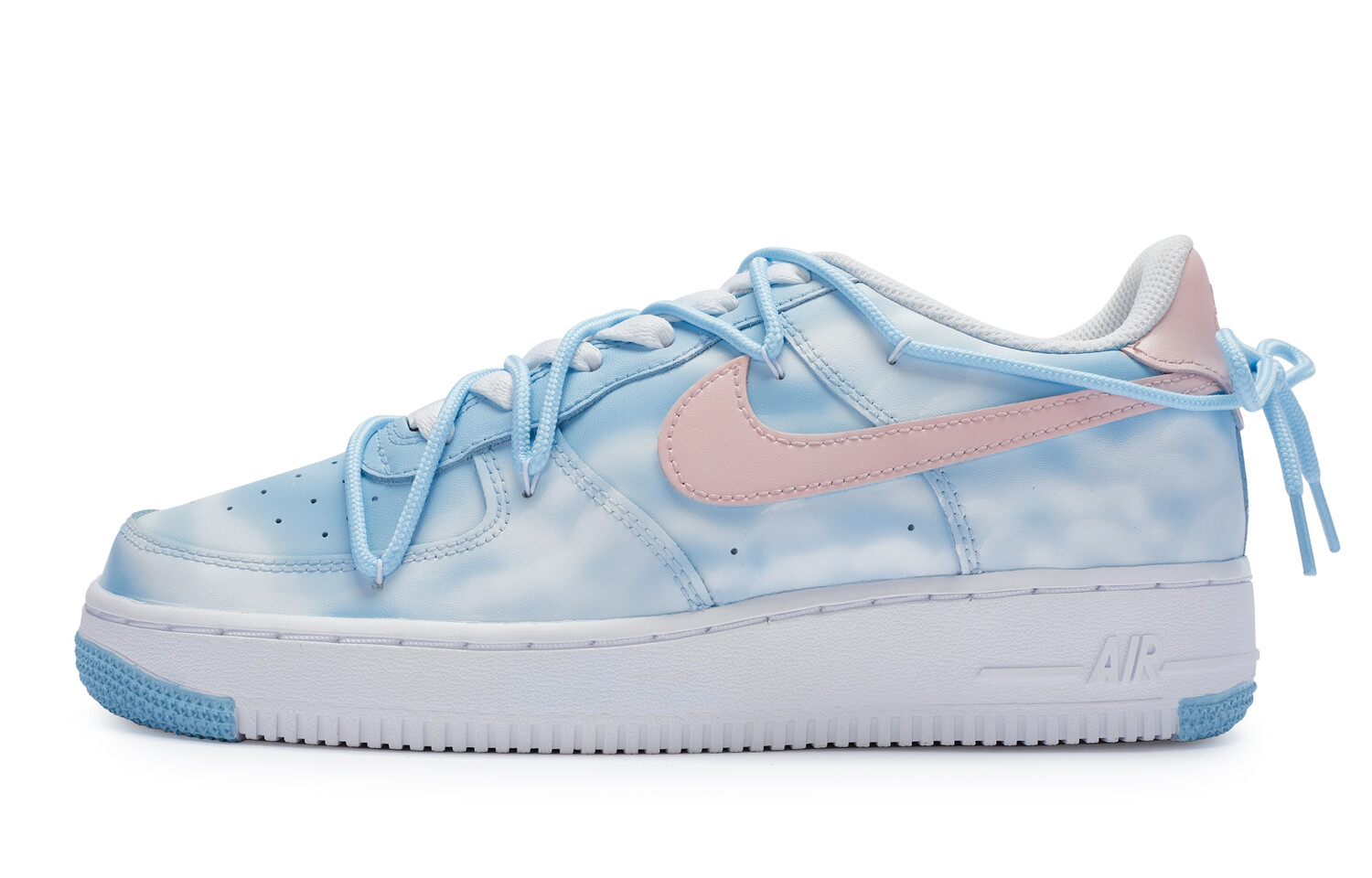 

Кроссовки Nike Air Force 1 Skateboard Shoes Women's Low-Top White Pink