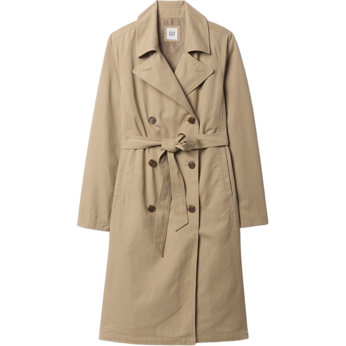 

GAP Тренч женский хаки, Khaki