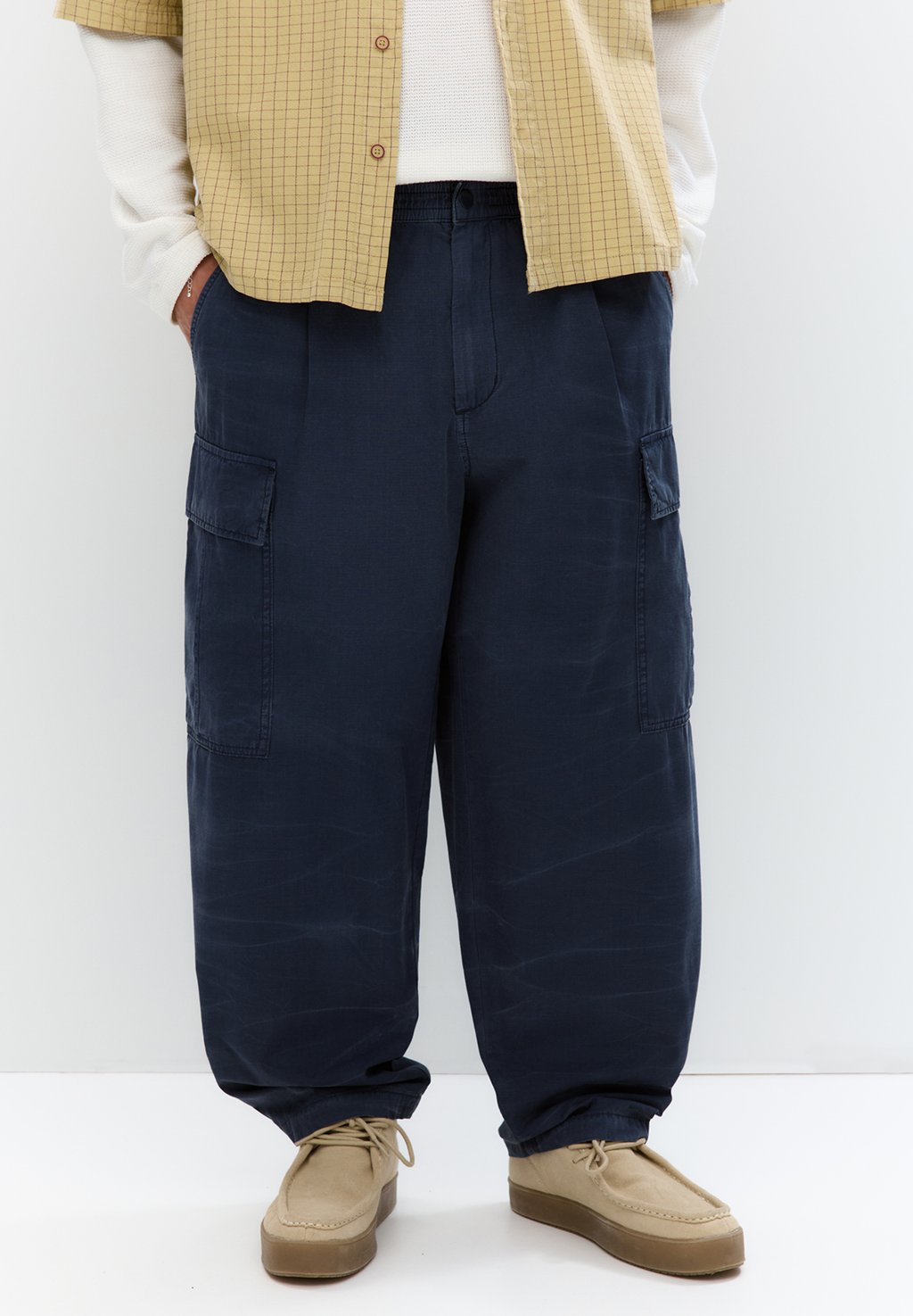 

Брюки карго PULL&BEAR, синий