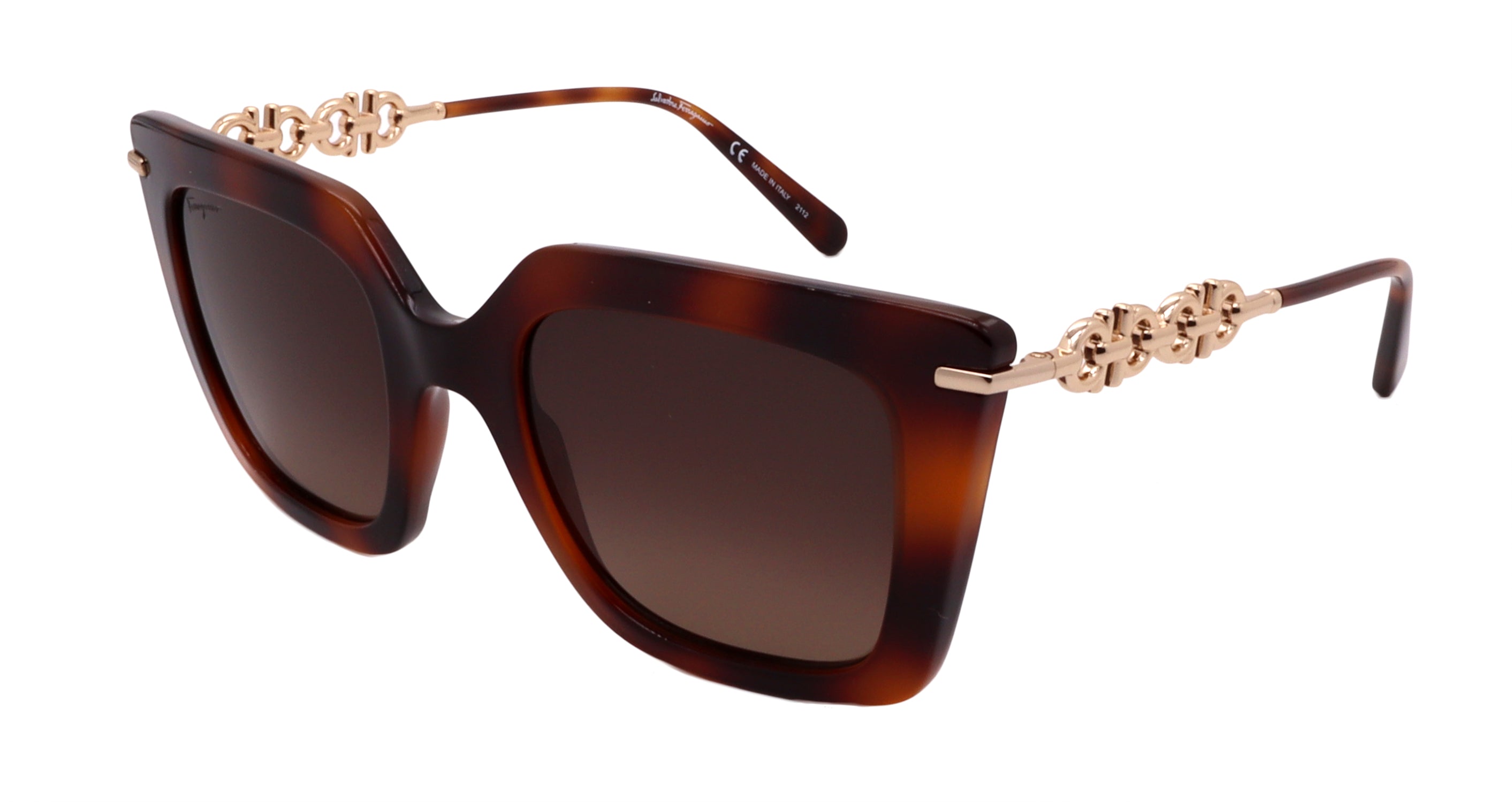 

Женские солнцезащитные очки Salvatore Ferragamo, коричневый