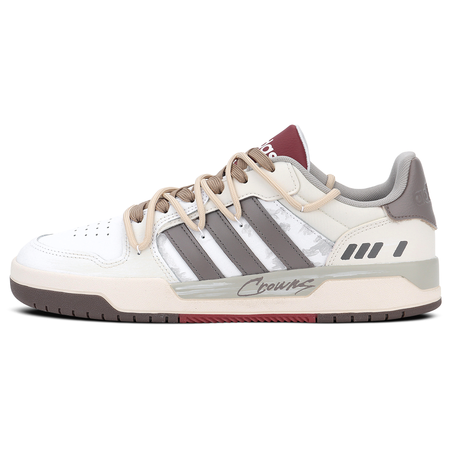 Adidas ENTRAP нескользящие износостойкие низкие скейтборд-кроссовки унисекс Gray White — фото 3