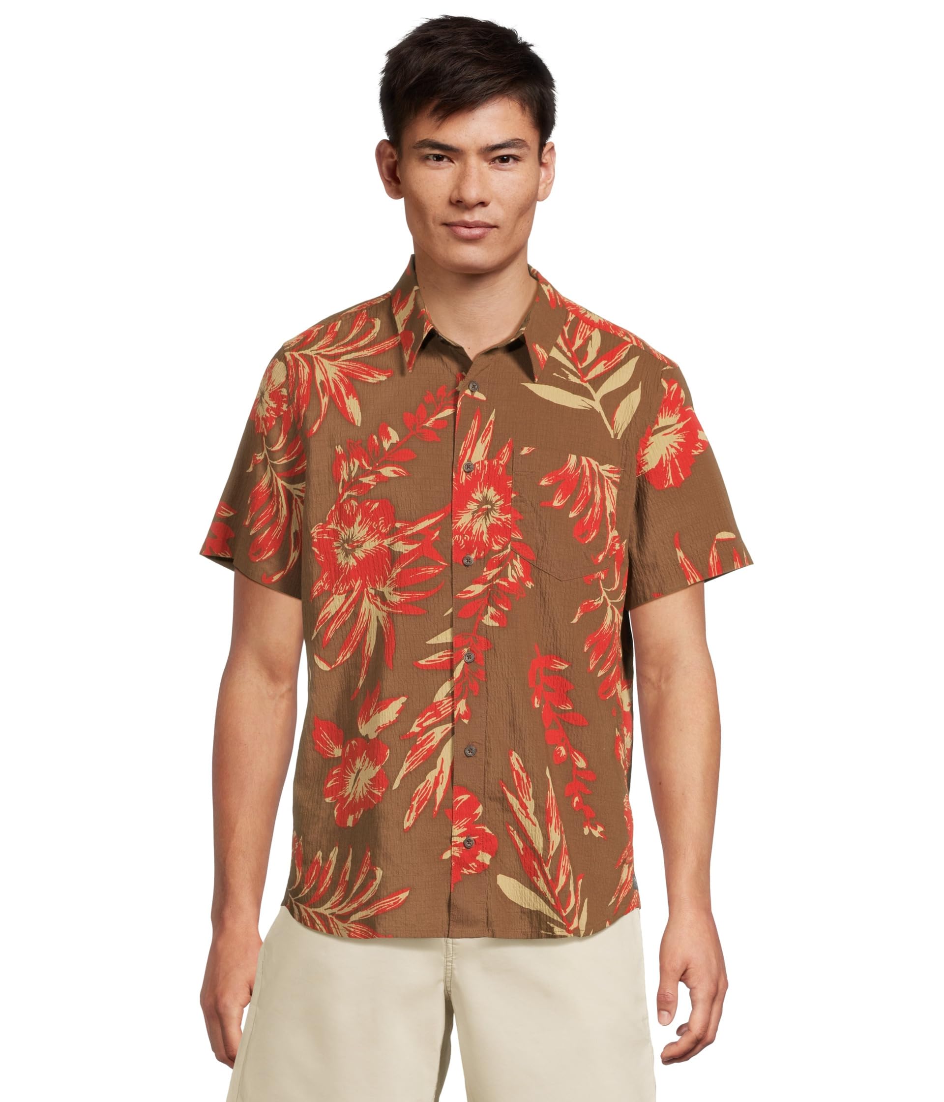 

Рубашка Toad&Co Fletcher Short Sleeve Shirt, Partridge Hawaiian Print