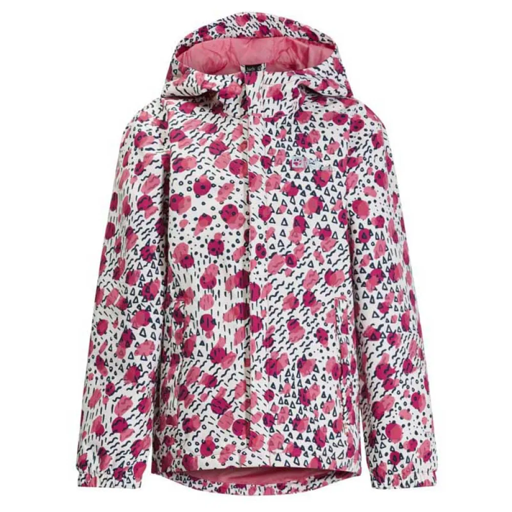 

Куртка Jack Wolfskin Villi 2L Print, розовый