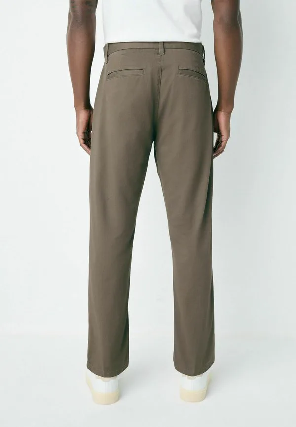 Брюки из эластичной ткани стандартного кроя Next, Light Brown — фото 3